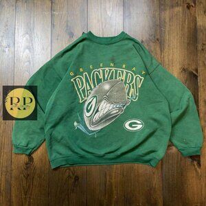 1991 Green Bay Packers NFL American Football Shirt Sweatshirt Retro